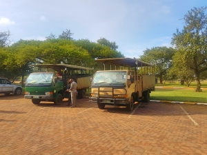 Open game drive vehicles