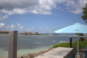 Seaside restaurant La Digue
